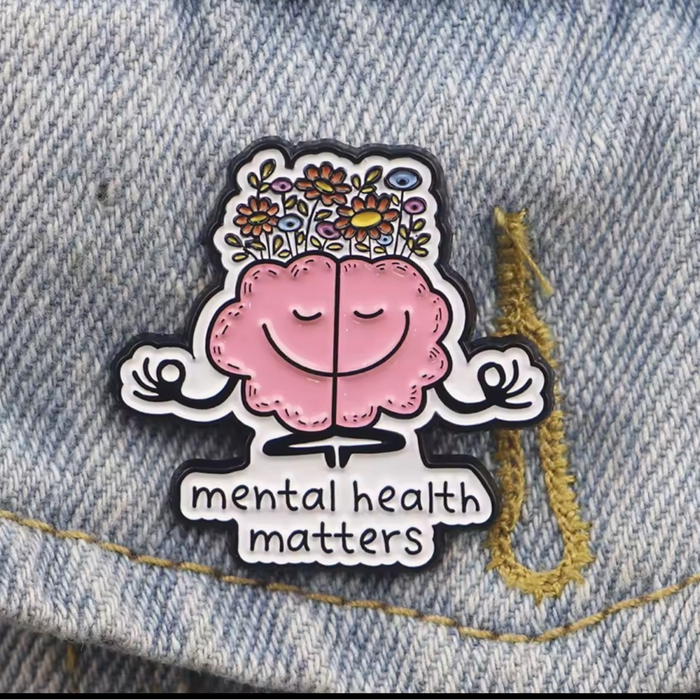 Mental Health Matters Enamel Pin
